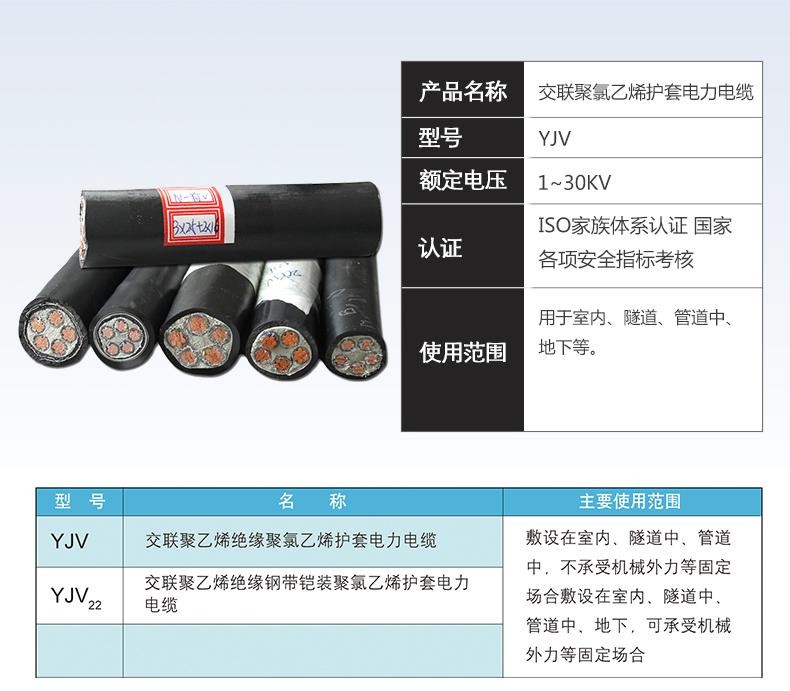 電線電纜YJV 4 10 16 25平方國標(biāo)足米國標(biāo)可檢測(cè) 